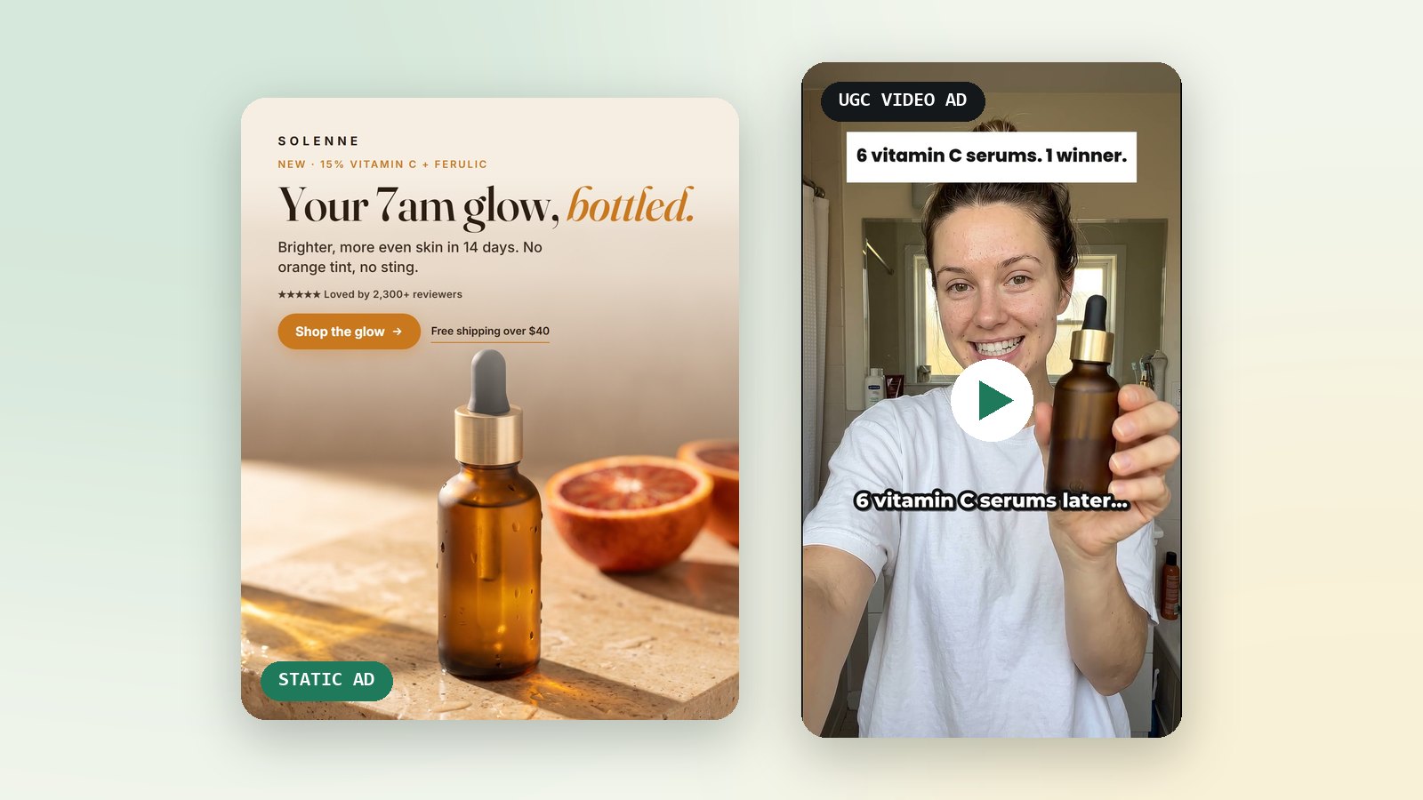 Static or UGC? Picking the ad that sells