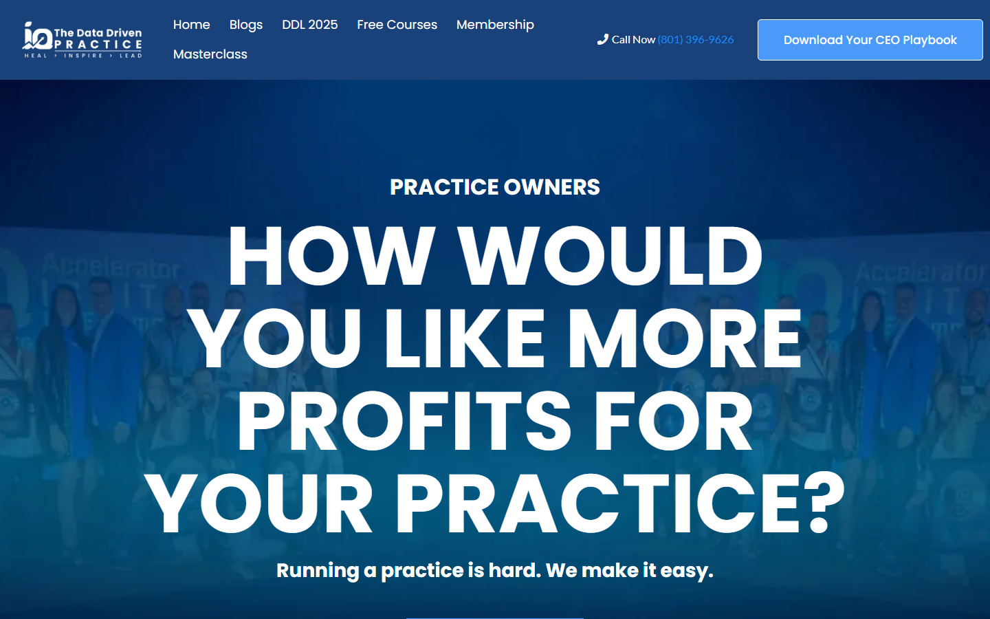 Data Driven Doc website